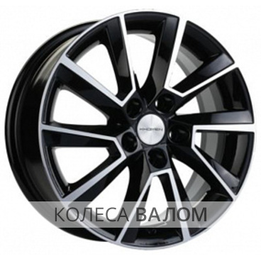 Khomen Wheels KHW1507 (15_Polo) 6x15 5x100 ET40 57.1 Black-FP